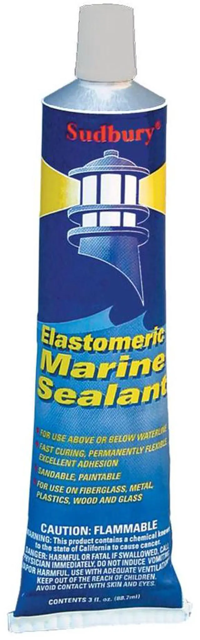Alt view image 3 of 3 - Sudbury Elastometric 3 oz (89ml) Sealant Tube - Clear