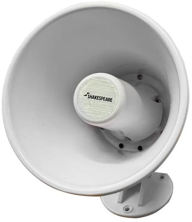 Main image of Shakespeare 15W 4-Ohm 5" Loud Hailer Speaker w/Bracket & Talkback - White