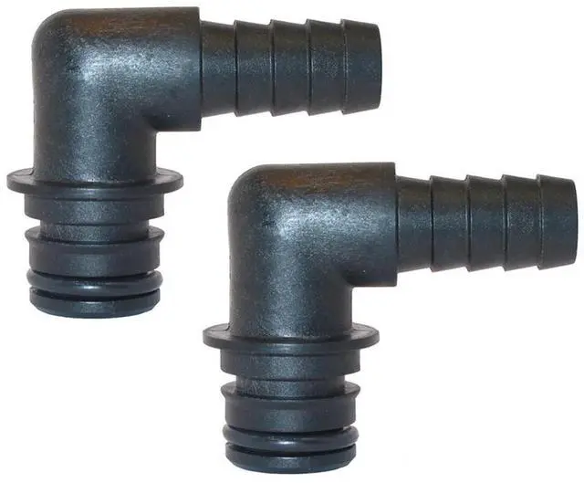 Main image of Jabsco Port Kit 90-Degree Elbow 1/2" Hose Fitting - Pair
