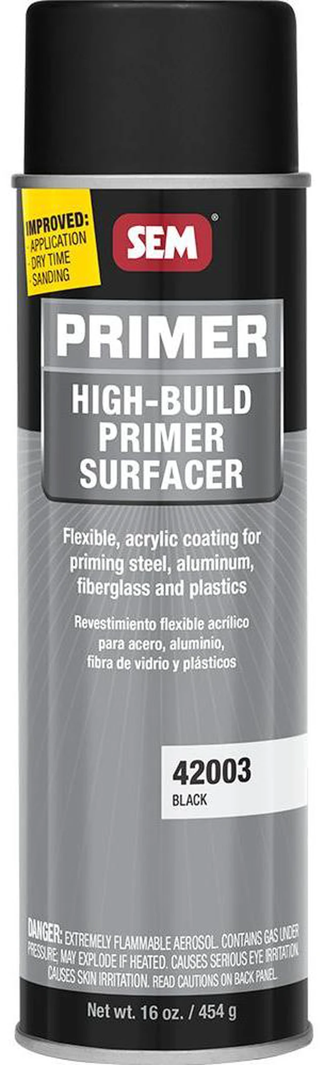 Alt view image 2 of 2 - SEM 42003 Black High Build Primer - 16 oz.