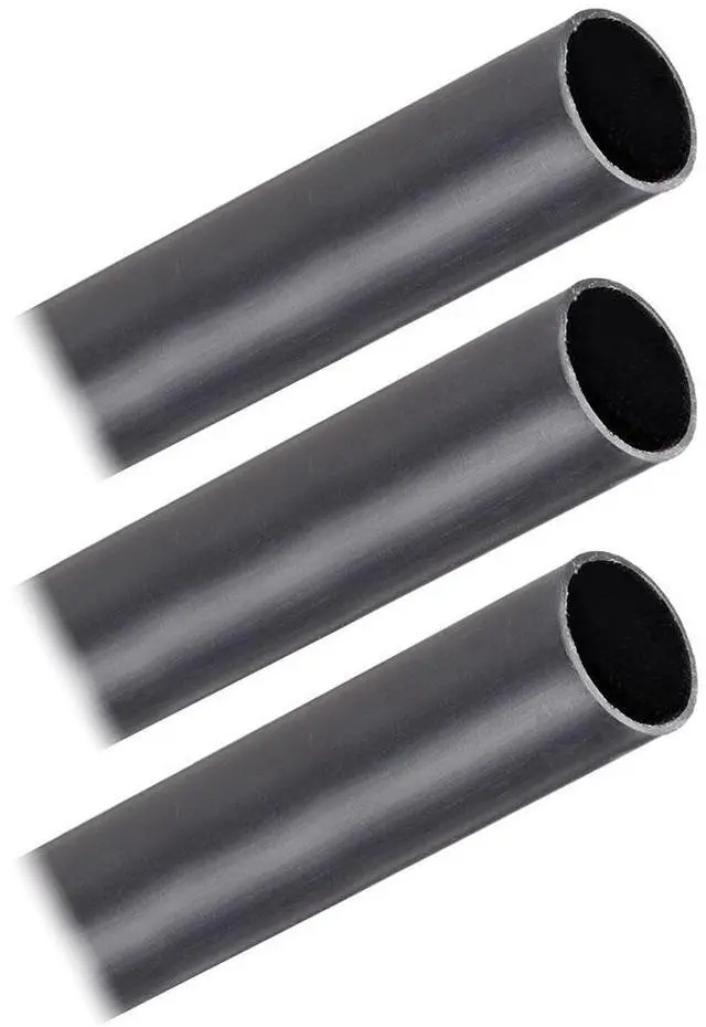 Main image of Pacer Battery Cable Heavy Wall Heat Shrink Tubing - 3/4" x 12" - Black (3-Pieces)