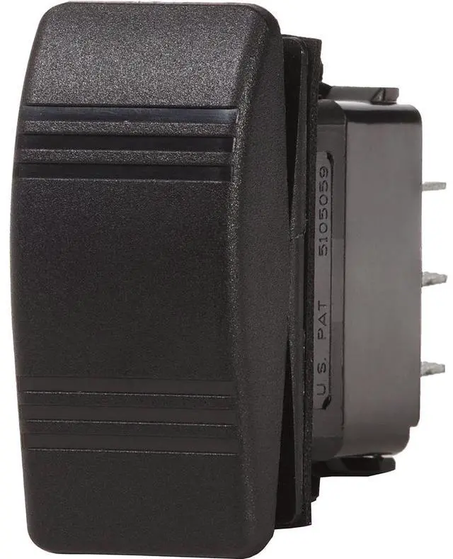 Alt view image 6 of 6 - Blue Sea 8290 Water Resistant Contura III Switch - Black [8290]