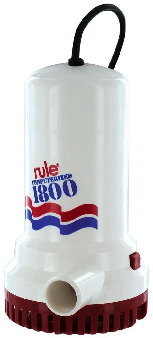 Alt view image 9 of 9 - Rule Plug-In Utility Pump,  HP 1/4,  Body Material Valox,  Max. Head 15.0 ft.