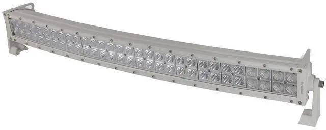 Alt view image 6 of 7 - Heise Dual Row Marine Led Curved Light Bar - 30"