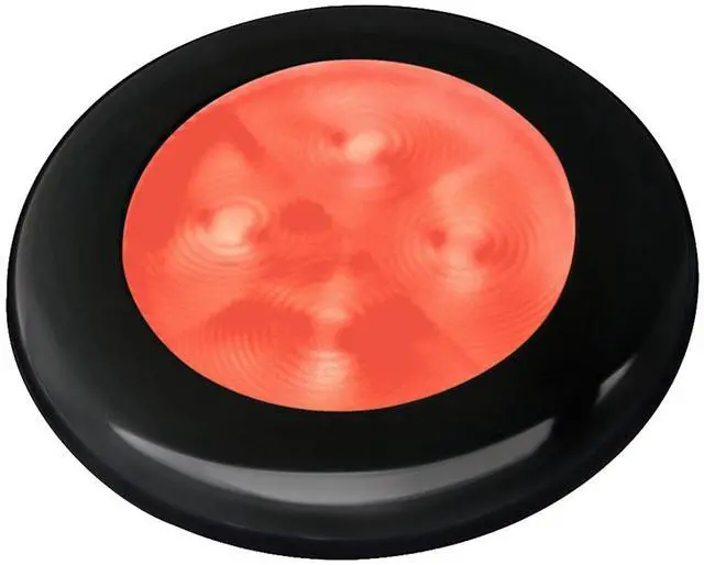 Main image of HELLA SLIM LINE COURTESY HI INTENSITY RED BLACK BEZEL 12V