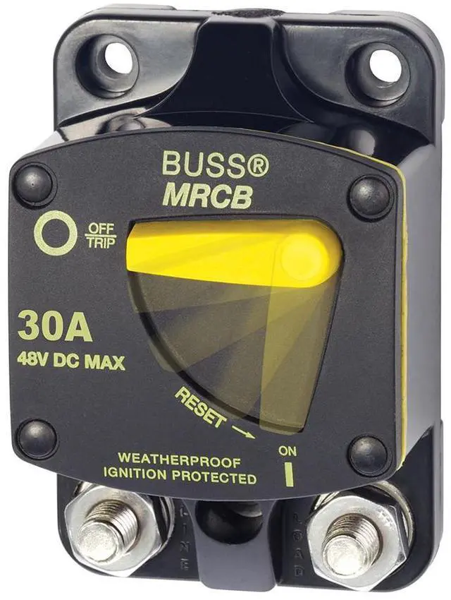 Alt view image 10 of 10 - Blue Sea 7136 187 - Series Thermal Circuit Breaker - 30Amp