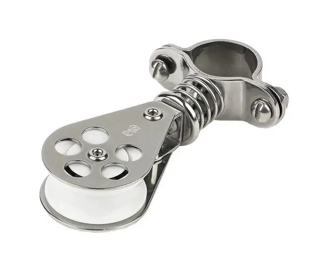 Alt view image 6 of 6 - Schaefer Pulpit Furling Lead Spring Loaded Block - 1" Ball Bearing