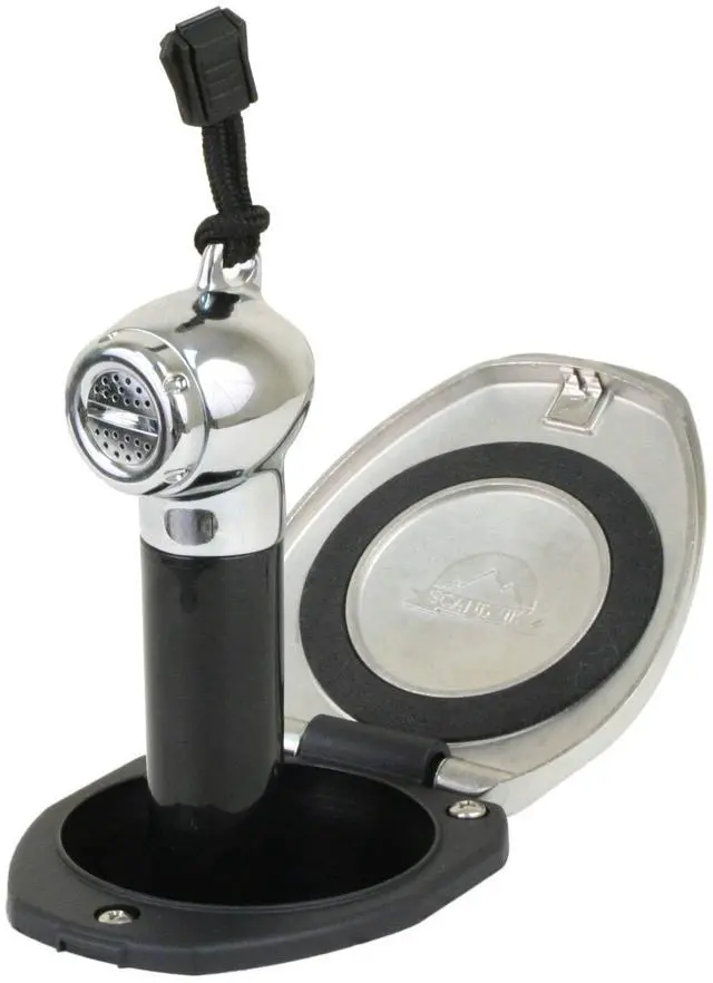 Alt view image 5 of 5 - Scandvik Black & SS Recessed Transom Shower Handle/Hose - Vertical/Horizontal Mount - 6' Hose