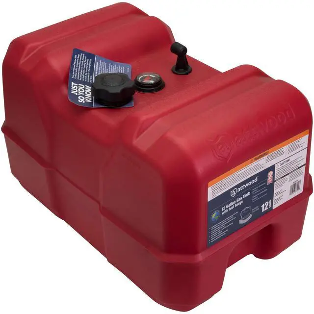 Alt view image 3 of 3 - Attwood Portable Fuel Tank - 12 Gallon w/Gauge