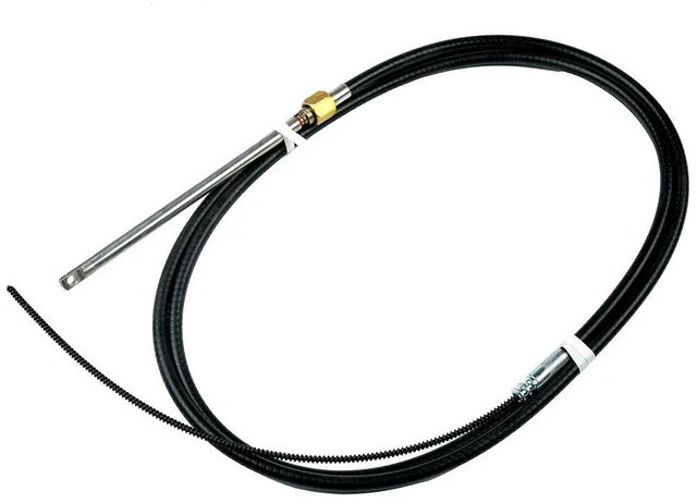 Alt view image 4 of 6 - Uflex M90 Mach Black Rotary Steering Cable - 16