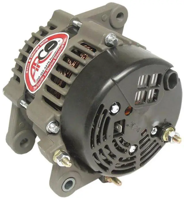 Alt view image 4 of 4 - ARCO Marine Premium Replacement Alternator w/Single-Groove Pulley - 12V, 70A
