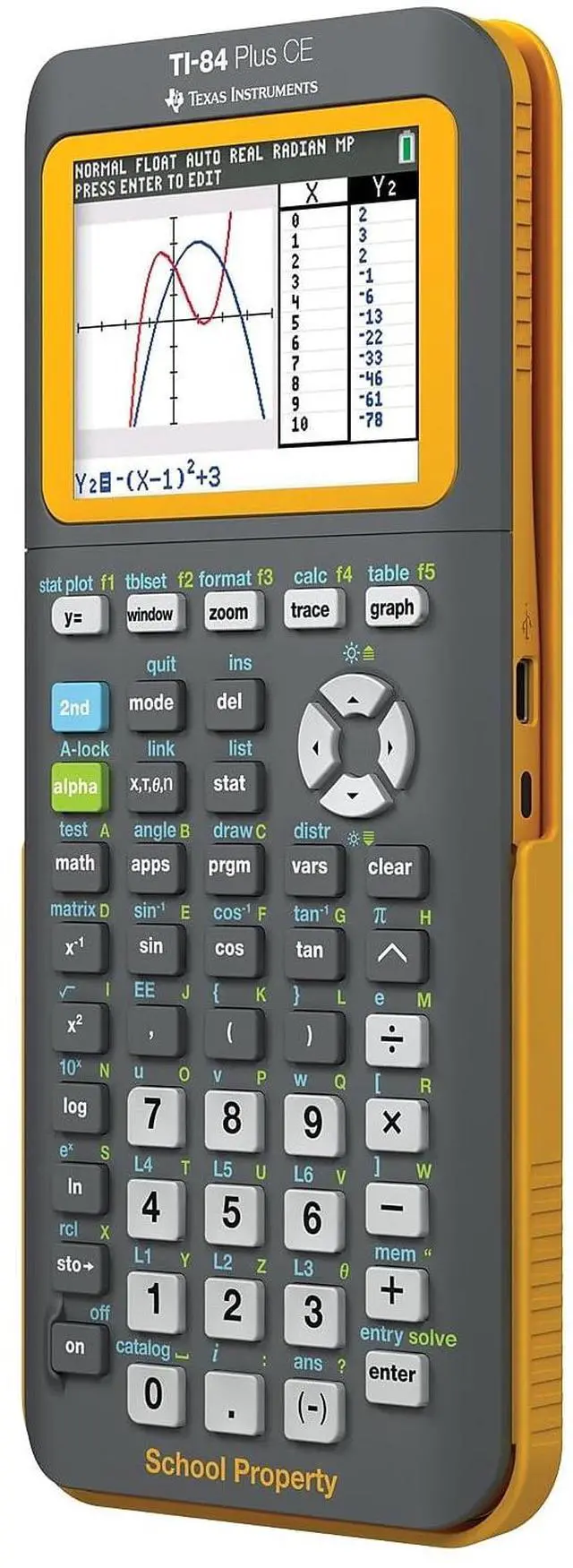 Alt view image 9 of 10 - Texas Instruments TI-84 Plus CE Python Teacher Pack Yellow 10-Pack TI84PLUSCEPYTPK