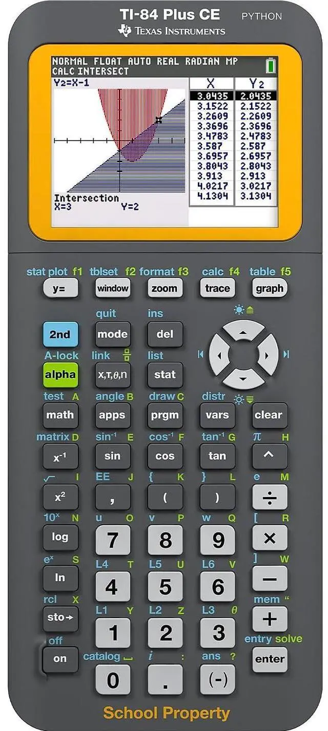 Alt view image 10 of 10 - Texas Instruments TI-84 Plus CE Python Teacher Pack Yellow 10-Pack TI84PLUSCEPYTPK
