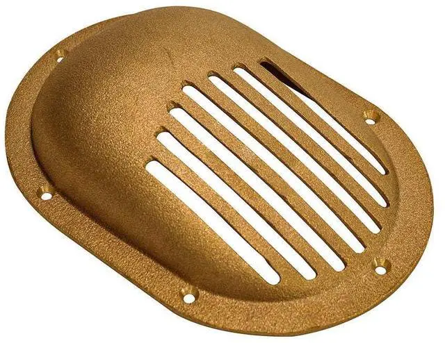 Alt view image 6 of 6 - Groco Bronze Clam Shell Style Hull Strainer W/Mount Ring F/Up To 1" Thru Hull