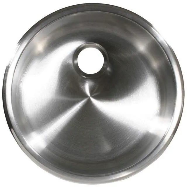 Alt view image 5 of 5 - SCANDVIK 10242 Cylindrical Sink; Mirror Finish; 11-5/8"