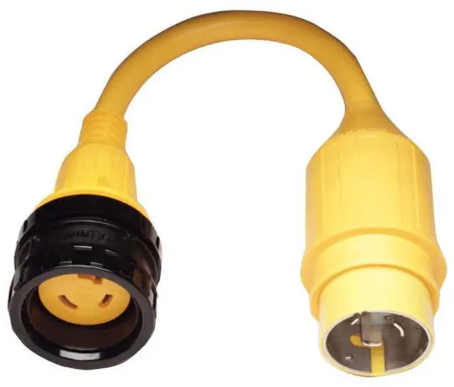 Alt view image 7 of 7 - Marinco 110A Pigtail Adapter - 30A Female to 50A Male
