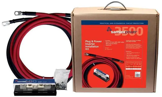 Alt view image 3 of 4 - Samlex America Samlex Solar DC-3500-KIT Inverter Installation Kit