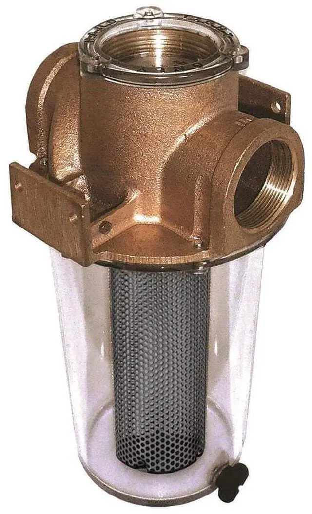 Alt view image 4 of 4 - GROCO ARG-1250 Series 1-1/4" Raw Water Strainer w/Monel Basket