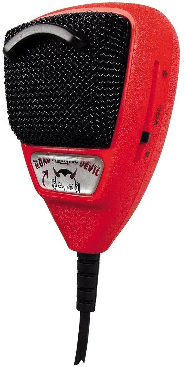 Alt view image 6 of 7 - ASTATIC TM 302-10036 RD104E ROAD DEVIL AMPLIFIED 4-PIN CB MICROPHONE