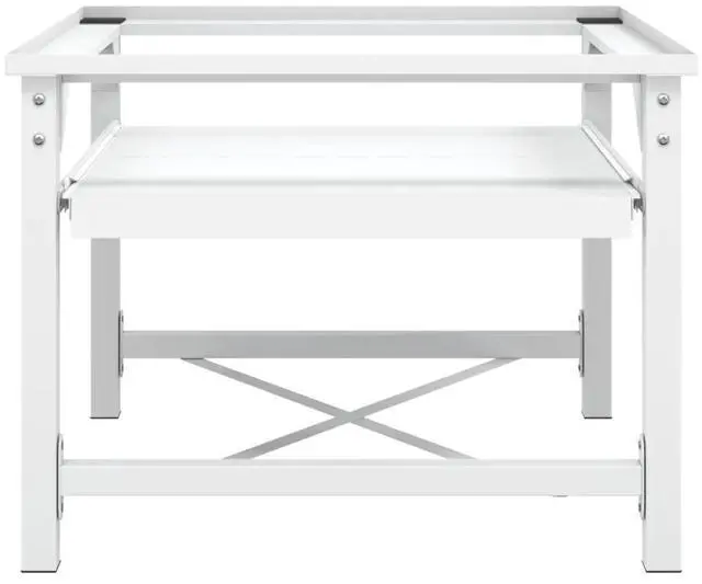 Alt view image 9 of 9 - vidaXL Double Washing and Drying Machine Pedestal White