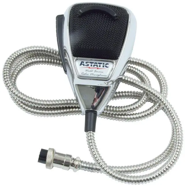Alt view image 19 of 20 - ASTATIC TM 302-10187 636L NOISE CANCELING 4-PIN CB MICROPHONE  CHROME EDITION