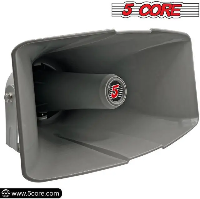 Alt view image 9 of 10 - 5 CORE SUH-400 Pa Horn Indoor Outdoor Waterproof +Driver 400Mm Wide Suh 400