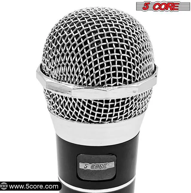 Alt view image 11 of 12 - 5 Core Microphone XLR Dynamic Mic Karaoke Singing Handheld Microfono Wired Professional Unidirectional 1/4 Plug In Cord Connection for Vocal DJ Music - PM 100