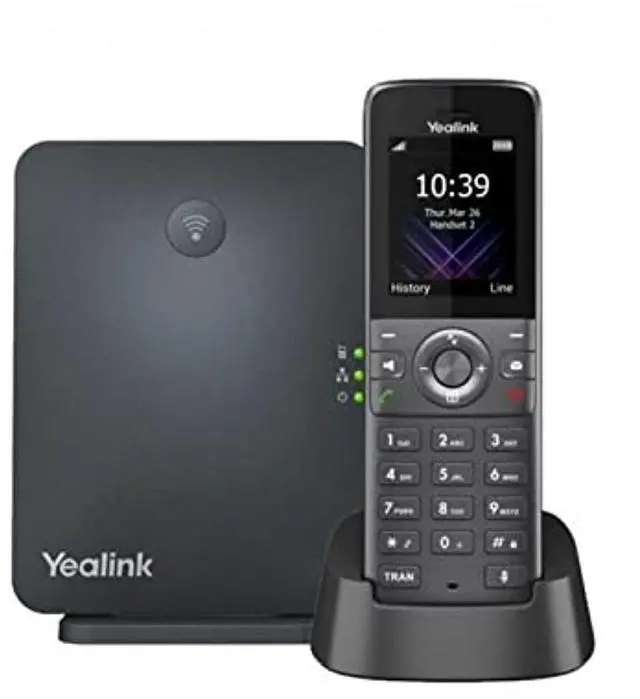 Alt view image 11 of 11 - yealink w73p ip dect phone bundle w73h with w70 base
