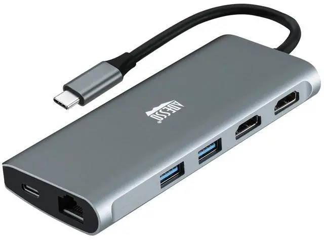 Alt view image 13 of 14 - Adesso 9-in-1 USB-C Multi-Port Docking Station (TAA Compliant)