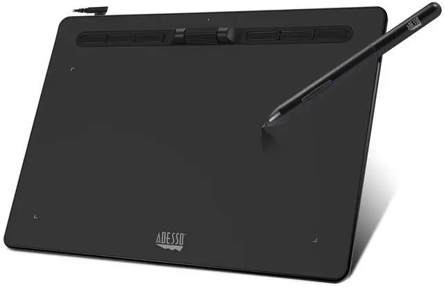 Alt view image 14 of 15 - Adesso 10" x 6" Graphic Tablet CYBERTABLETK10