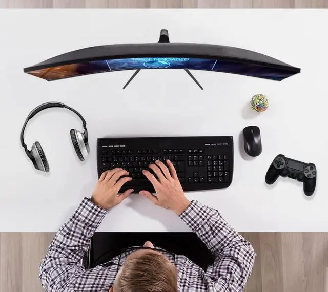 Alt view image 18 of 18 - ViewSonic VX3218C-2K 32 Inch Curved 1440p 1ms 165Hz Gaming Monitor with AMD FreeSync Premium, Eye Care, HDMI and Display Port