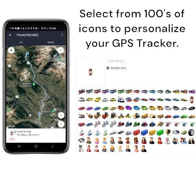 Alt view image 2 of 3 - Real Time GPS Tracking Device for Camper Backpacker Adventurer New + GPS card SIM