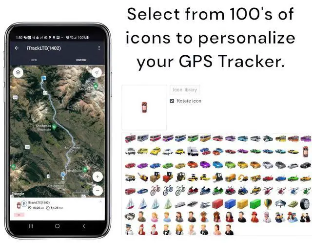 Alt view image 2 of 3 - Preloaded Global Coverage Vehicle GPS Tracker SIM Card for Car Locators