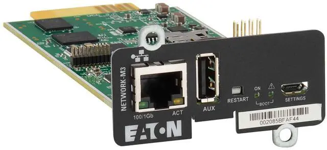 Alt view image 19 of 19 - Eaton Network Card-M3 - Remote management adapter - Gigabit Ethernet x 1