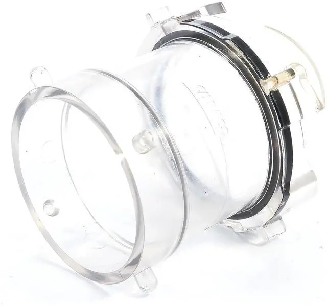 Alt view image 4 of 4 - Camco Sewer Hose Adapter - Attaches to RV Outlet Connection , Extends connection for Easier Hookup- Transparent Adapter Allows You to View When Tank is Cleared - 3.5" (39562)