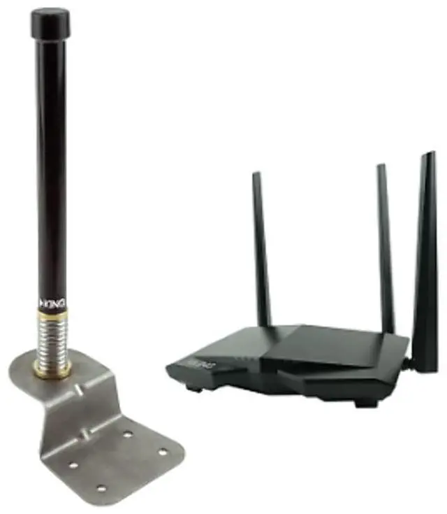 Alt view image 2 of 2 - KING KS1000 Swift Range Extender and WiFiMax Router , Black