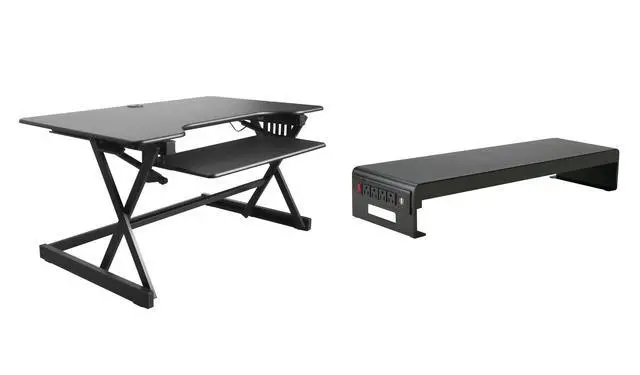 Main image of Rocelco 40" Height Adjustable Standing Desk Converter