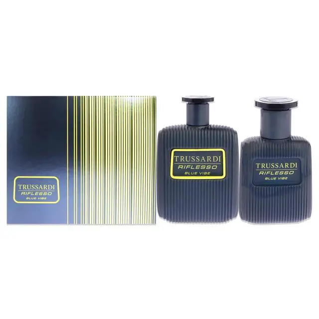 Alt view image 2 of 2 - Riflesso Blue Vibe by Trussardi for Men - 2 Pc Gift Set 3.4 oz EDT Spray, 1oz EDT Spray
