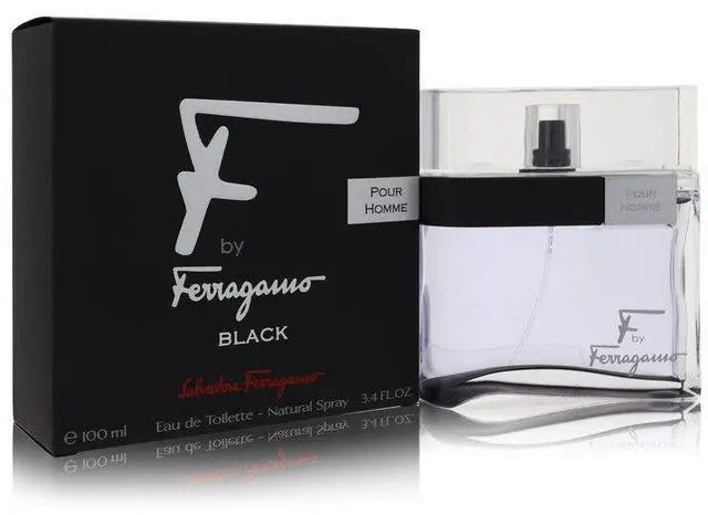 Alt view image 5 of 5 - F By Ferragamo Pour Homme Black By Salvatore Ferragamo Edt Spray 1.7 Oz For Men