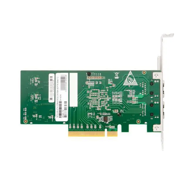 Alt view image 7 of 7 - Dual Port 10 Gigabit Ethernet PCI-e x8 Network Card Intel X540 Chipset