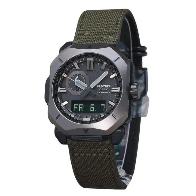 Alt view image 4 of 4 - Casio ProTrek Grey Dial Sports Tough Solar 100M Men's Watch PRW-6900YB-3