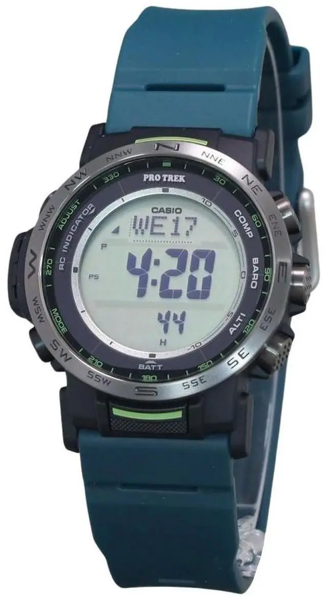 Alt view image 4 of 4 - Casio Protrek Grey Dial Tough Solar Sports 100M Men's Watch PRW-35Y-3