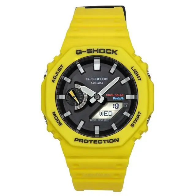 Alt view image 8 of 8 - Casio G-Shock Black Dial Sports Solar 200M Men's Watch GA-B2100C-9A