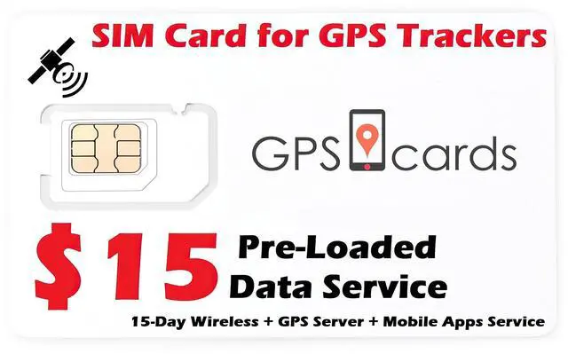 Main image of GPS cards for GuardMagic FSL GPS Auto Tracker with Nationwide Coverage