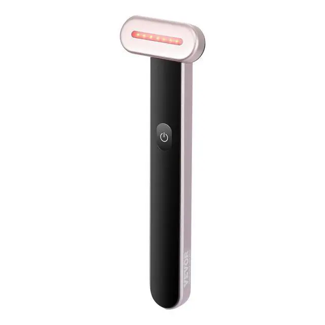 Alt view image 8 of 8 - VEVOR Red Light Therapy Wand for Face and Neck, 3-in-1 LED Facial Wand Red Light Therapy Device with Heating Therapy| Vibrating Facial Massage, Portable LED Beauty Wand