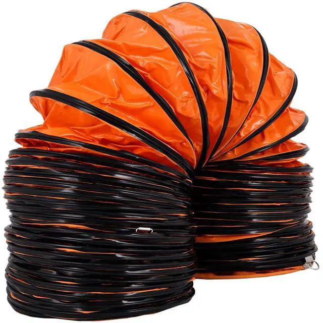 Alt view image 5 of 5 - VEVOR Pvc Flexible Duct Hosing 16ft L 12 Inch Duct Hose Gardening 16'l Portable