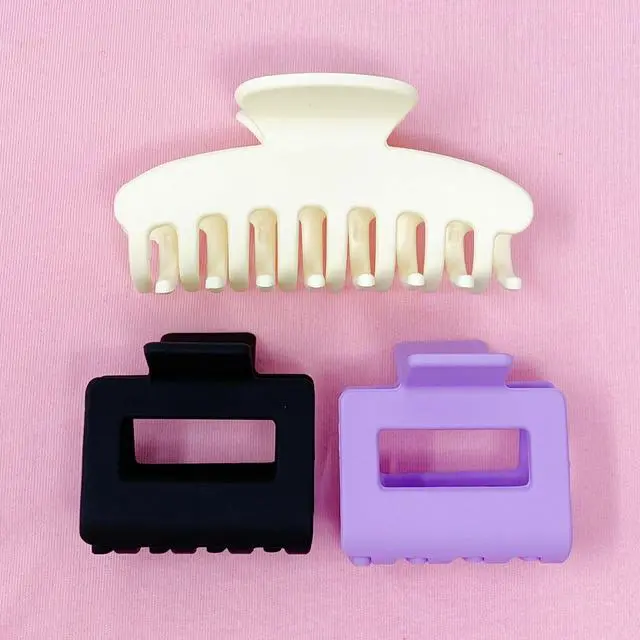 Main image of Matte Muted Hair Claw Set