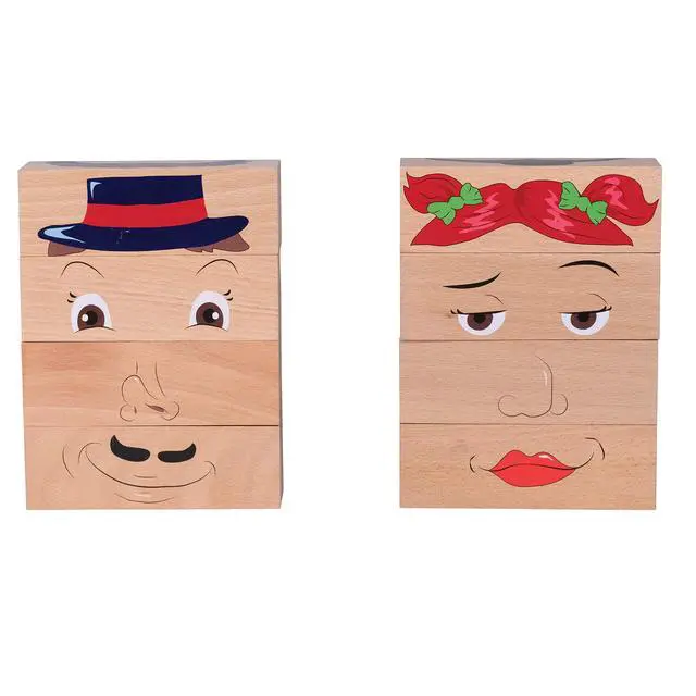 Alt view image 7 of 7 - How Am I Feeling? Blocks, 8 Pieces