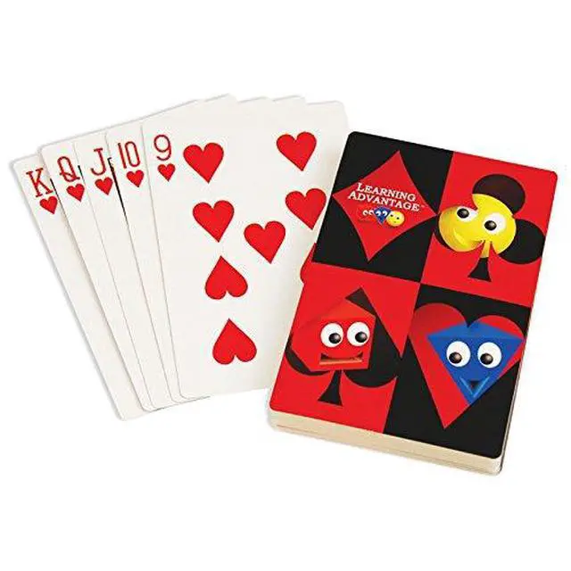 Alt view image 3 of 3 - Learning Advantage Giant Playing Cards 4.50" x 6.75" 52 Per Pack 2 Packs (CTU7658-2)