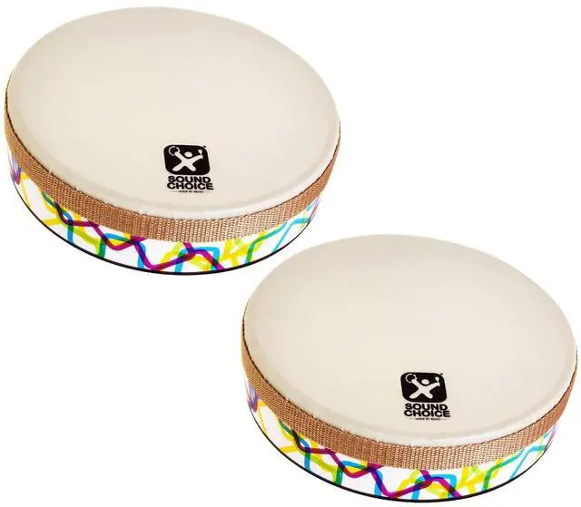 Alt view image 3 of 3 - Sound Choice 8" Remo Hand Drum Pack of 2 (WEPWM8408HD-2)